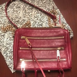 Rebecca Minkoff Red Mini 5 Zip Crossbody